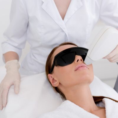 Partial,View,Of,Young,Woman,Receiving,Laser,Hair,Removal,Epilation